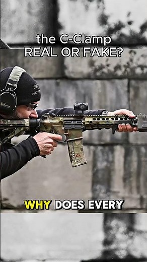 The Real Reason Operators Use the C-Clamp Grip 🔫
