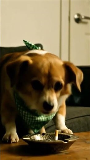 🐶 Dog Smoking Caught by Owner | Funny Short