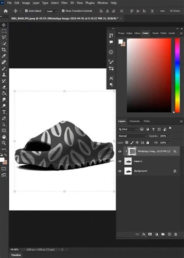 Step by step Photoshop Tutorial Apply Design to Any Subject #shorts
