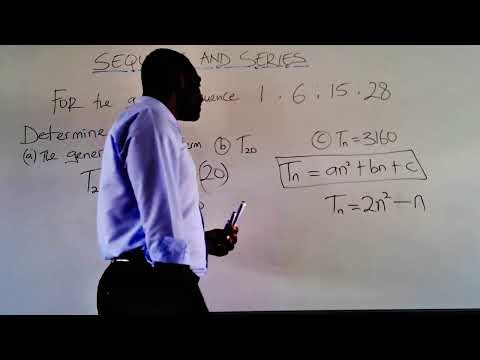 Grade 11 and 12 Quadratic Number Pattern #sequence #foryou #algebra #maths #grade11 #grade12 #fyp