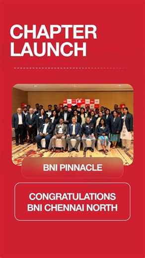 BNI.INDIA on Instagram: "We are delighted to announce the launch of the 14th chapter of BNI Chennai North, BNI PINNACLE with 33+ Members, 28+ visitors & 70+ referrals A warm welcome to all new members of the BNI India family! Our best wishes are with you! Many congratulations to EDs Dr. Chenthil Perumal, Badrinarayanan Seshadri, Soumya Ramalingam & Ramalingam S The chapter was successfully launched by Launch Ambassador Sukanya, Senior Launch Director Narasimhan Prasad #BNIIndia #Networking #Busi