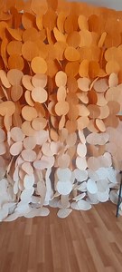 Paper Circle Garland Caramel Ombre, Bridal Party Backround, Dessert Table Display Decor, Autumn Wedding Backdrop, Caramel Party - Etsy