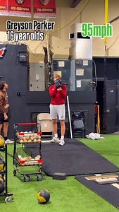 125K views · 1.5K reactions | 16-Year-Old Sitting 94–95 MPH?! GREYSON...