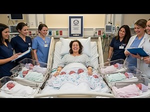 Woman Breaks Guinness World record by delivering 9 babies Simultaneously