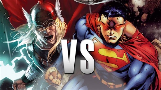 Superman vs. Thor: Epic battle