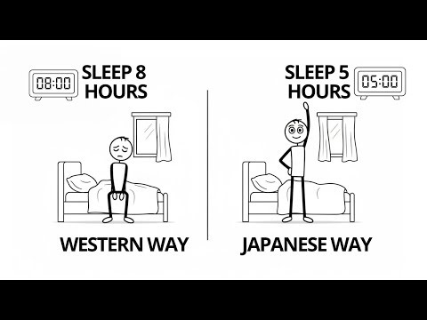 How to Sleep LESS Hours and Wake Up FRESH | 5 Japanese Sleep Principles (Science-Inspired)