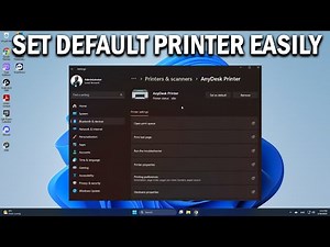How To Easily Set a Default Printer in Windows 11 - Easy Fix