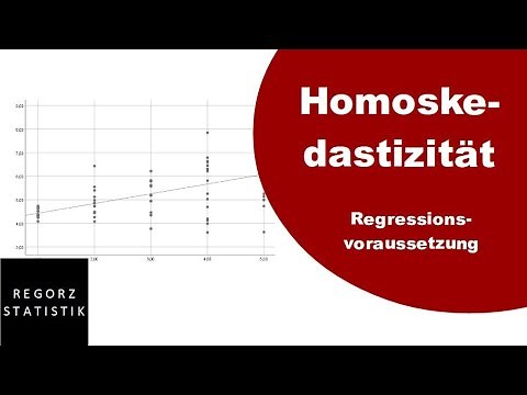 Homoskedastizität als Regressionsvoraussetzung prüfen