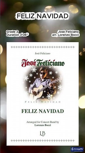 Feliz Navidad (Josè Feliciano) | Concert Band | arr. Lorenzo Bocci