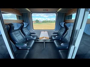Inside of 1st Class Seat DB Train Germany to France