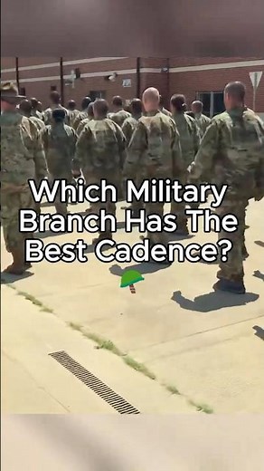 Which Military Branch Has the Best Cadence?