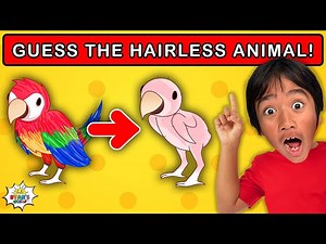 Guess the Animal without fur Challenge | Ryan's World - Videos For Kids