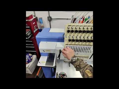 How To Embroider Back of Hat Arch | Hawaii island Embroidery @Surfvivor