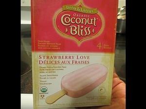 Coconut Bliss: Luna & Larry's Strawberry Love Ice Cream Bars! (Vegan, gluten-free)