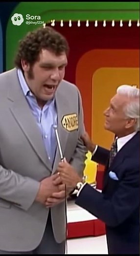 Andre the Giant on The Price is Right with Bob Barker!!