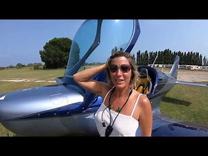 Bristell RG Rotax 915iS Gyrocopter Girl flying from France to Italy
