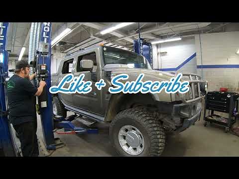 How to replace a Hummer H2 hub bearing assembly