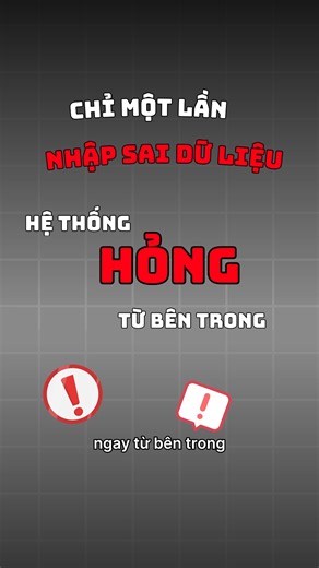 😰 Chỉ một lần truyền sai dữ liệu – code vẫn chạy, nhưng dữ liệu đã TOANG từ gốc! #letdiv #laptrinhvien #hoclaptrinh #laptrinh #hoclaptrinhonline #programming #programmer #learnprogramming #learncoding #coding | LetDiv - Học Lập Trình Đảm Bảo