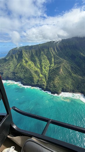 Emily Hurst on Instagram: "never getting over this experience.. 10/10 recommend doing this in hawaii🚁🌊🌺 #hawaii #kauai #helicopter #travel"