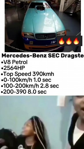 Fastest Mercedes Dragster: V8 Supercar Performance