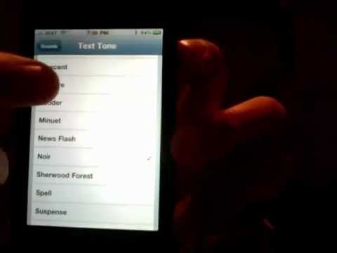 New iPhone text tones in iOS 4.2
