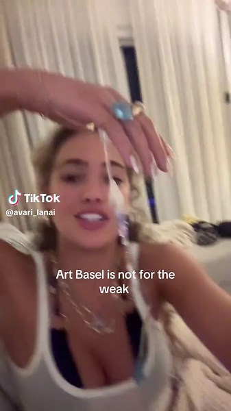 Will see me outside in 30 mins tho | art basel miami