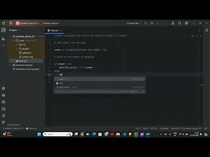 Writing a Python Program to Calculate Absolute Value