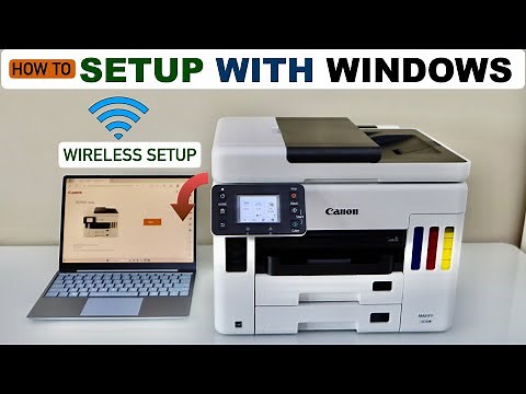 Canon Maxify GX7020 Setup With Windows, Install Drivers, Print & Scan.