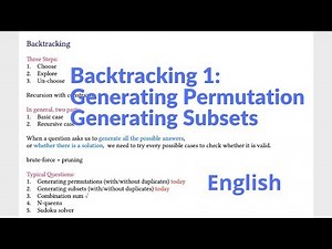 Backtracking Episode 1: LeetCode Permutation and Subsets