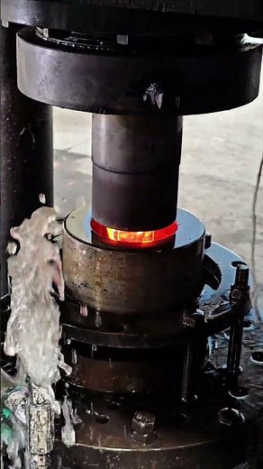 Inside the forging factory The process of how steel billets are shaped #forging #process #machine