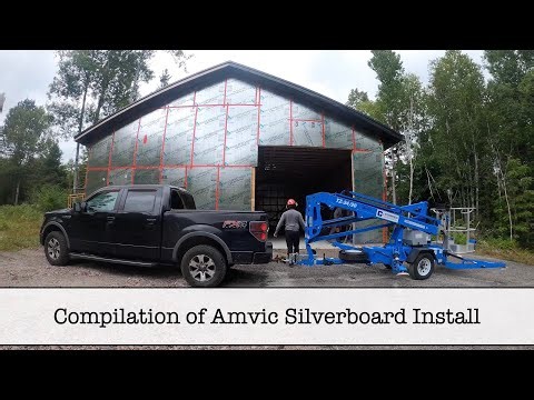 Compilation of the Complete Amvic Silverboard Install - Timelapse