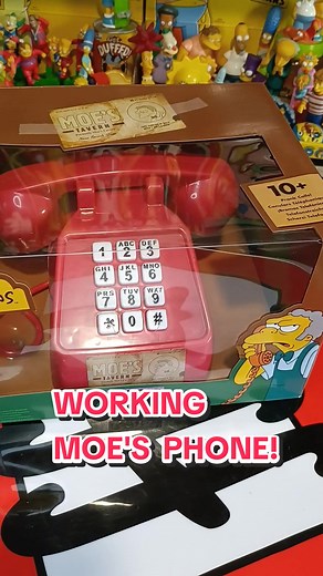 Moe's Tavern Prank Phone Collector Unboxing