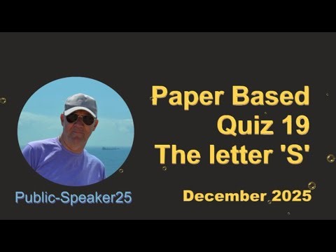 Paper Based Quiz 19 S