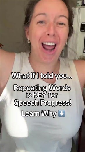 When a child is just learning to produce a new sound, repetition is EVERYTHING! Just like this song