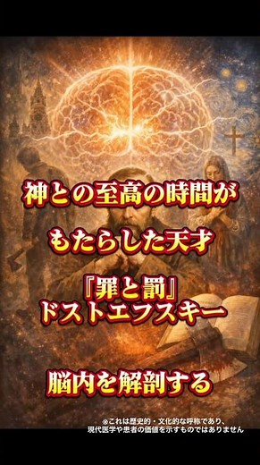 『罪と罰』と神秘体験｜ドストエフスキーの脳内で何が起きていたのか