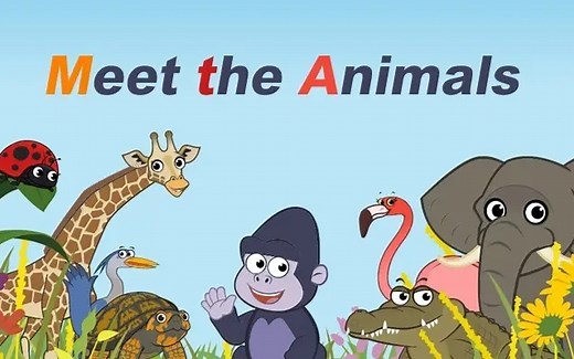 《Meet the Animals 遇见动物》全62集 英语动物科普视频 对话方式简单易懂