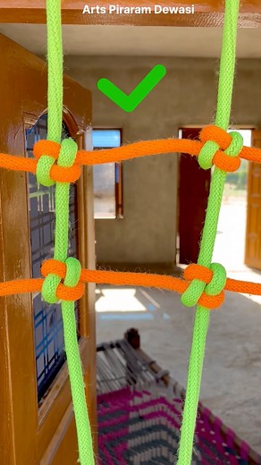 73K views · 519 reactions | It is very easy ! How to making a Net at home! #knot #rope #knottutorial #lifehacks #tricks #life #useful #diy #tips | piraram_dewesi_arts | Facebook
