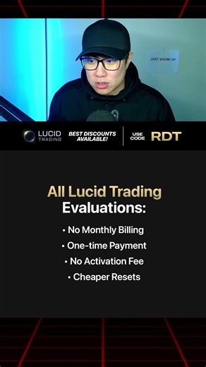All Lucid Trading evals have no monthly billing, including the NEW LucidBlack!