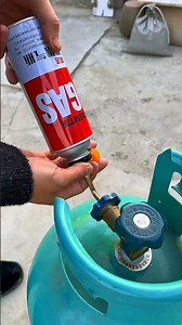How to Connect a Butane Gas Canister to a Stove Using Adapter | Safe Gas Setup #shorts #gascylinder