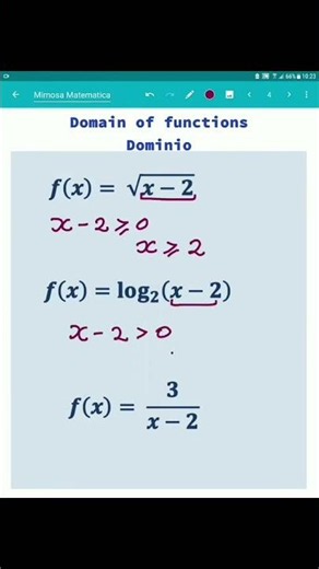How to find the domain #mathematics #domain #function