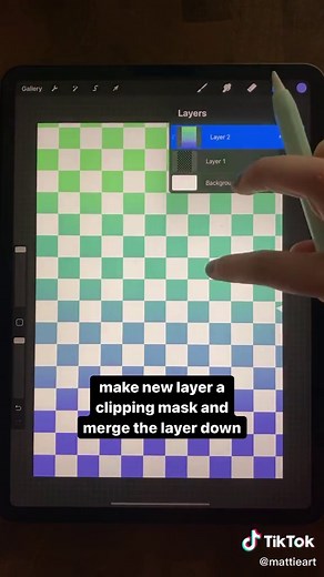 Checkered Background Drawing Tutorial | Procreate App