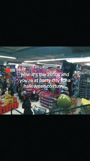 POV: 2010s Party City Halloween costume memories