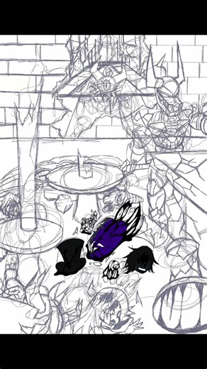 Unbounded Poster Speed-Paint Part 1 #shorts #comics #art