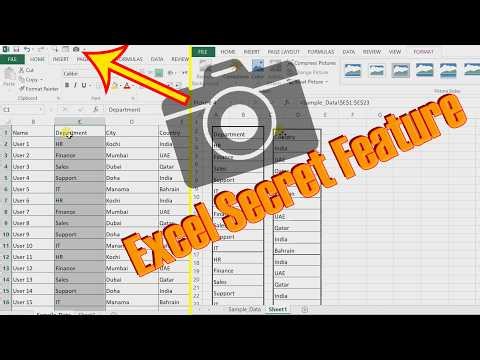 Stop Copy-Paste Errors! Use This Excel Camera Trick