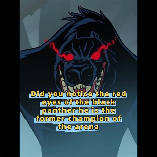 Understanding the Black Panther's Red Eyes