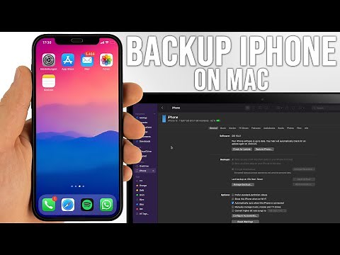 How to save/create a backup of your iPhone or iPad on your Mac! [2023]