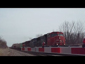 *RARE* Canadian National M397 w/Blue Devil In Port Huron, MI (4-13-2019)