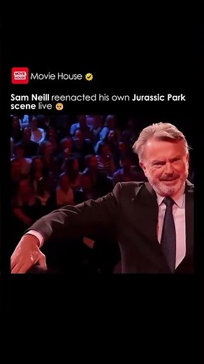Sam Neill reenacted his own Jurassic Park scene live