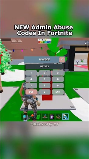 NEW Admin Abuse Secret Codes 🤫 #fortnite #gaming #fortniteclips