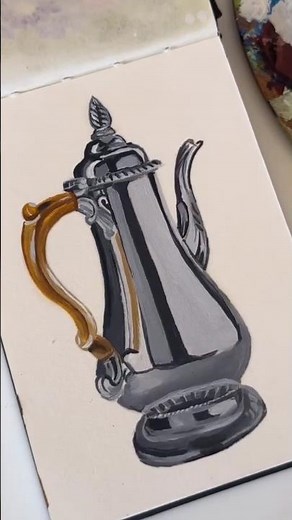 realistic objective drawing#creativecreation #drawingtechniques #shots